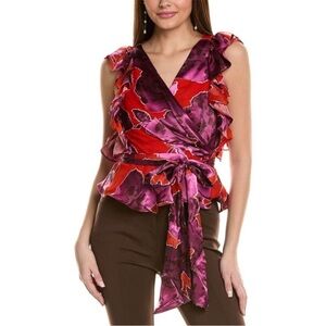 NWT hutch Lenza top in red